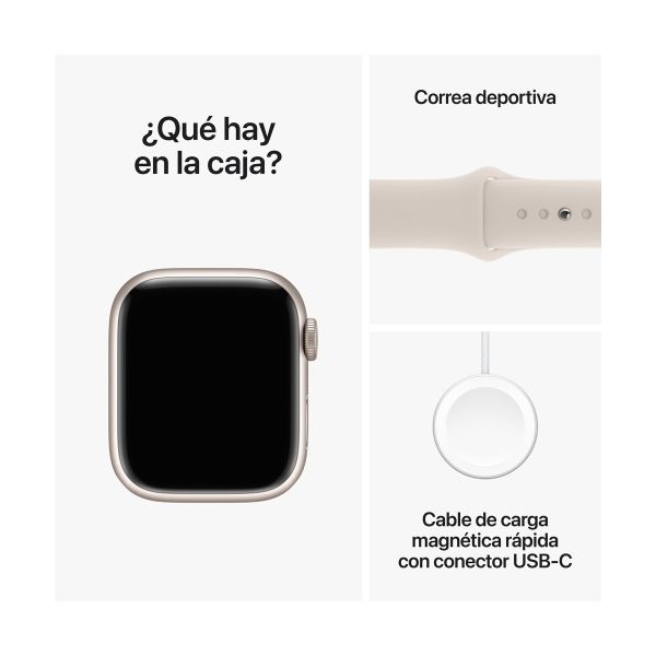 Apple Watch Series 9 41mm aluminio GPS Starlight