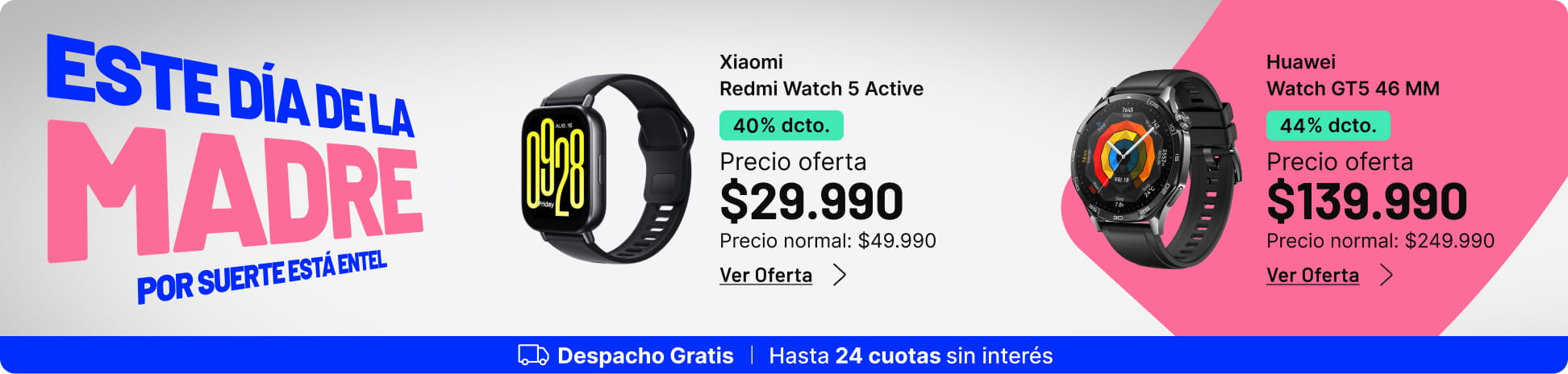 Encuentra el mejor regalo para ella, hasta 40% dcto.