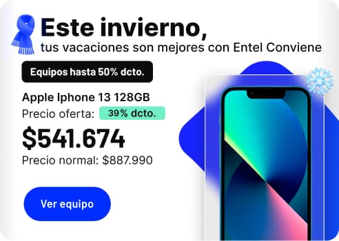 Este invierno, tus vacaciones son mejores con Entel Conviene