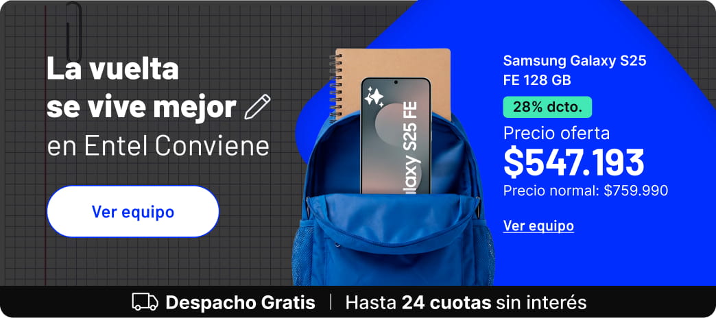 La vuelta se vive mejor en Entel Conviene