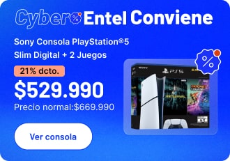 Cyber Entel conviene accesorios hasta 50% dcto.