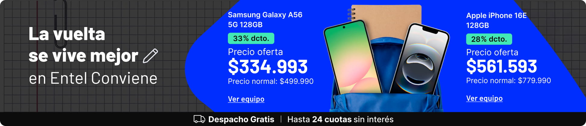 La vuelta se vive mejor en Entel Conviene