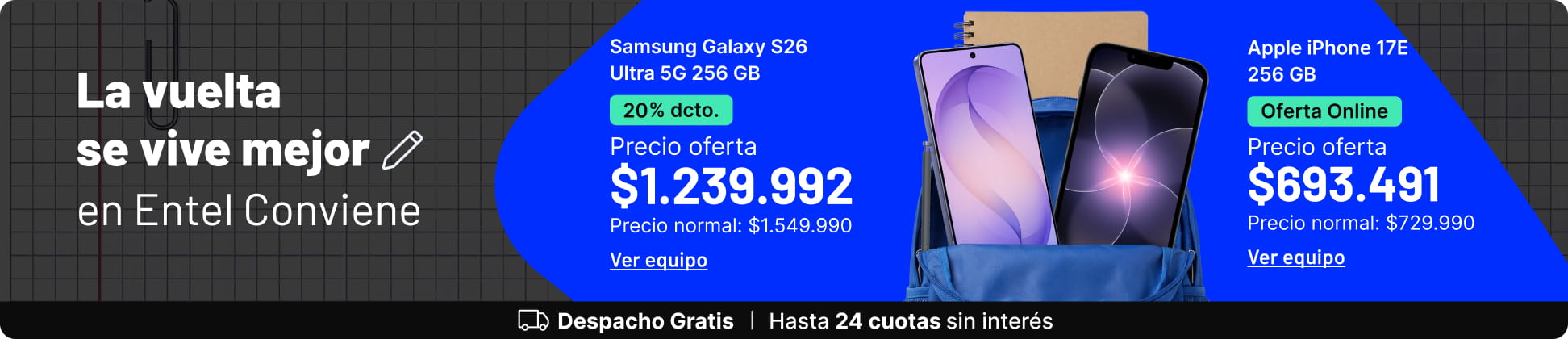 La vuelta se vive mejor en Entel Conviene