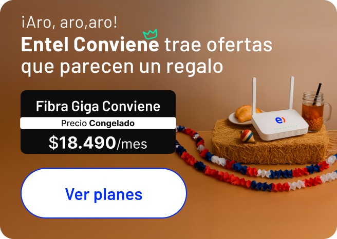 Trae precios congelados para tu hogar Fibra Giga Conviene