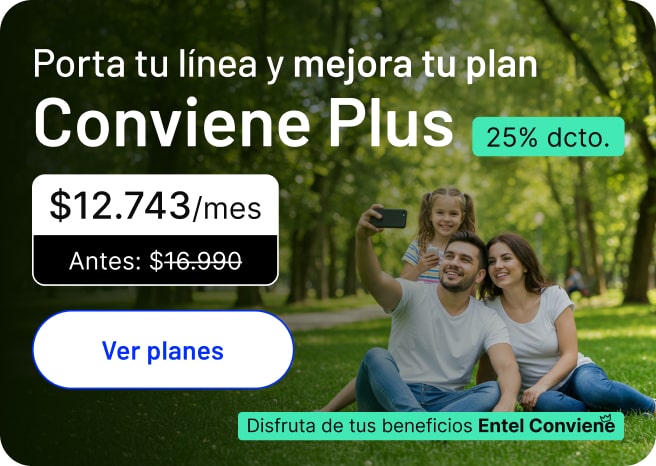 Planes moviles Entel conviene