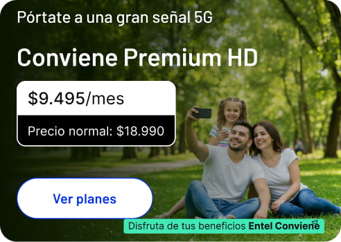 Planes moviles Entel conviene