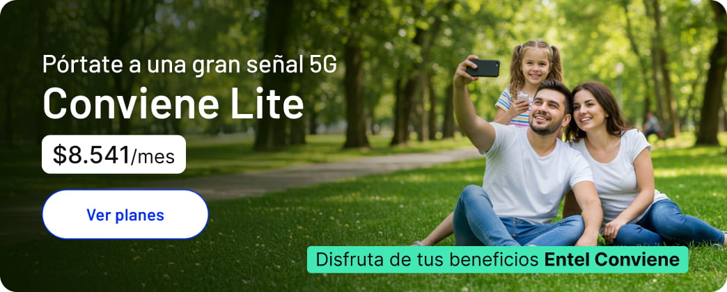 Planes moviles Entel conviene